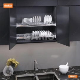GIÁ BÁT ĐĨA CỐ ĐỊNH 2 TẦNG NAN TRÒN GARIS GB04.70E 