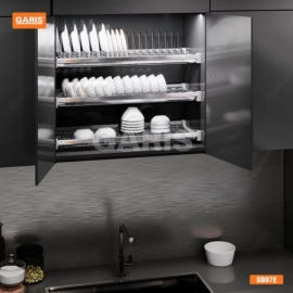  GIÁ BÁT ĐĨA CỐ ĐỊNH 3 TẦNG NAN TRÒN GARIS GB07.90E 