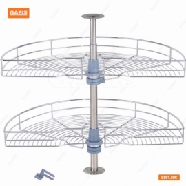 HỆ MÂM XOAY GÓC MỞ 1/2 NAN TRÒN GARIS GS01.80C