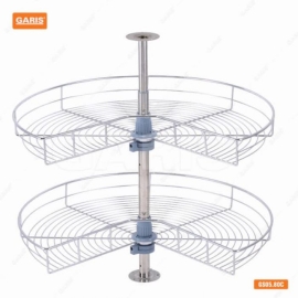  HỆ MÂM XOAY GÓC MỞ 3/4 NAN TRÒN GARIS GS05.80C
