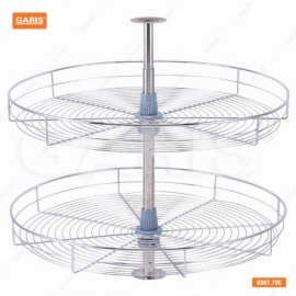  HỆ MÂM XOAY GÓC MỞ 4/4 NAN TRÒN GARIS GS07.70C