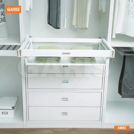 NGĂN KÉO VÁCH KÍNH ĐỂ ĐỒ GẬP GW02.60