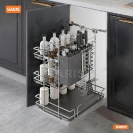  GIÁ ĐỂ DAO THỚT, GIA VỊ, CHAI LỌ NAN QUẢ TRÁM GARIS MM02.35V 