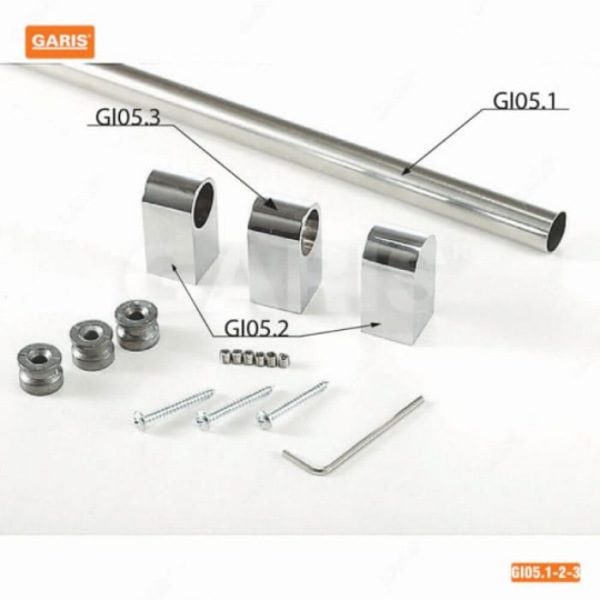 THANH TREO VÀ BAS INOX GARIS GI05.1 