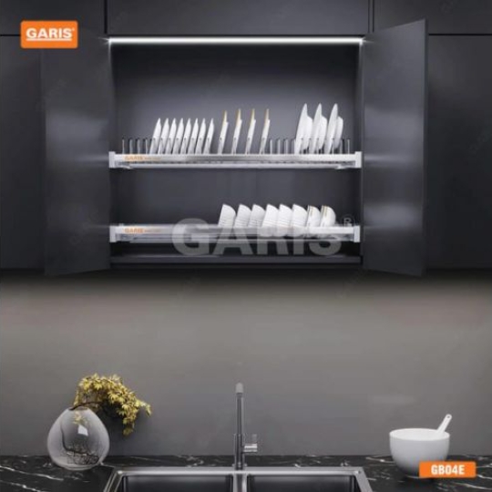 GIÁ BÁT ĐĨA CỐ ĐỊNH 2 TẦNG NAN TRÒN GARIS GB04.60E 