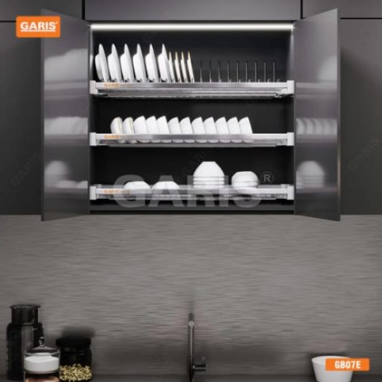  GIÁ BÁT ĐĨA CỐ ĐỊNH 3 TẦNG NAN TRÒN GARIS GB07.80E 