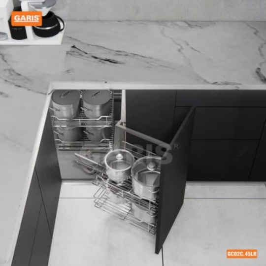 HỆ GÓC LIÊN HOÀN NAN VUÔNG GARIS GC02.45L/R