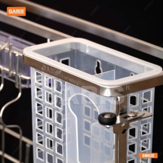 GIÁ DAO THỚT, GIA VỊ, CHAI LỌ NAN VUÔNG GARIS GM02.40C 