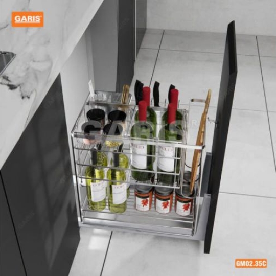 GIÁ DAO THỚT, GIA VỊ, CHAI LỌ NAN VUÔNG GARIS GM02.35C 