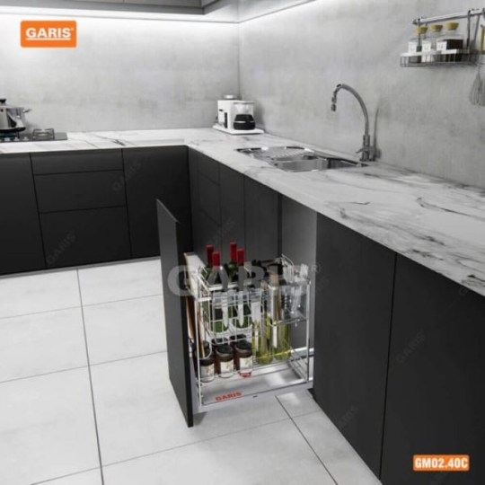 GIÁ DAO THỚT, GIA VỊ, CHAI LỌ NAN VUÔNG GARIS GM02.35C 