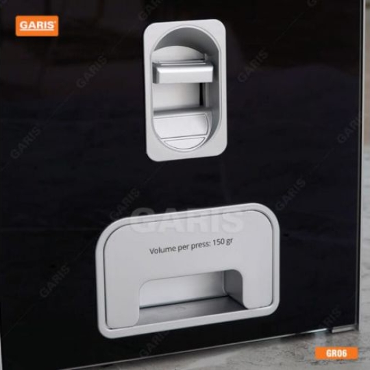 THÙNG GẠO MẶT KÍNH ĐEN 15KG GARIS GR06.30B