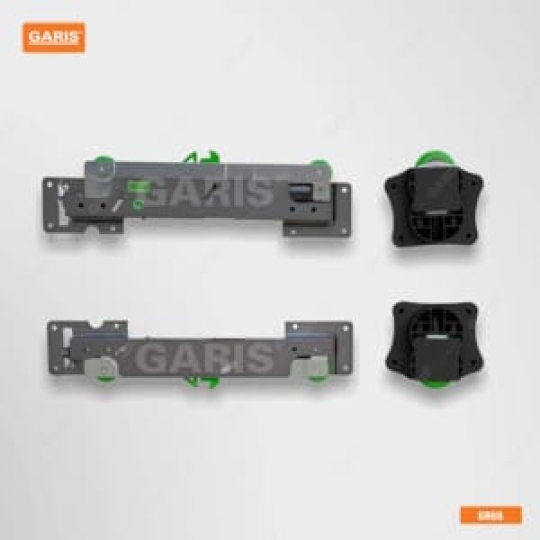 RAY TRƯỢT CỬA GỖ GR66