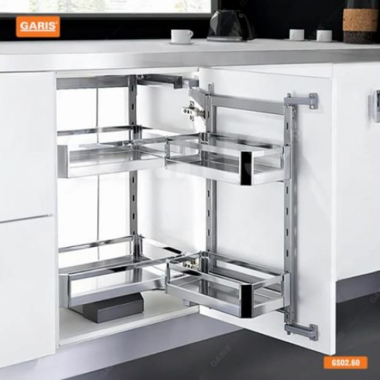 TỦ ĐỒ KHÔ 2 TẦNG INOX HỘP GARIS GS02.60