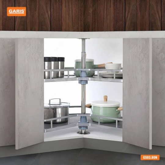 MÂM XOAY MỞ 3/4 NAN DẸT HỘP GARIS GS03.80N