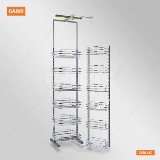 TỦ ĐỒ KHÔ 6 TẦNG NAN VUÔNG GARIS GS06.45C