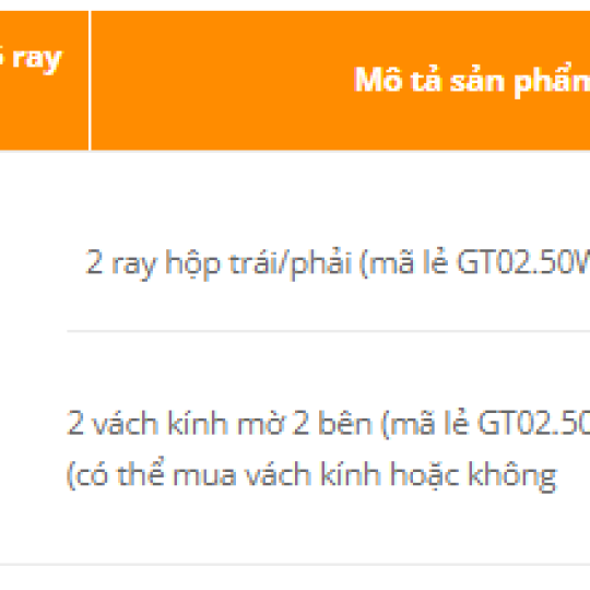 RAY HỘP TANDEMBOX GT02.50
