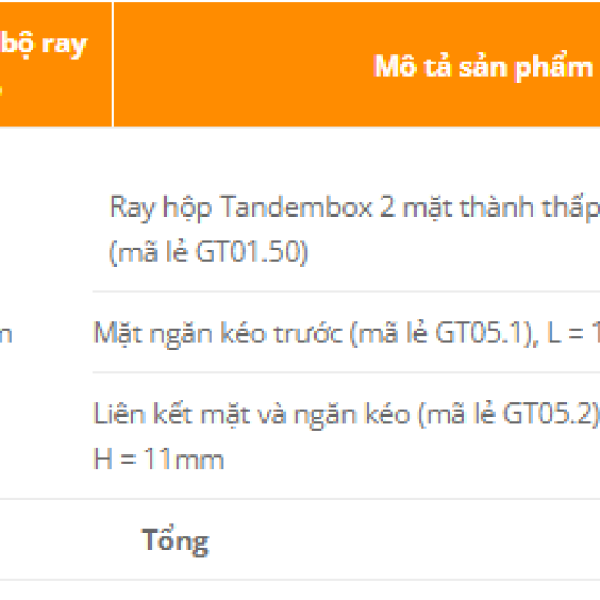 RAY HỘP TANDEMBOX GT5