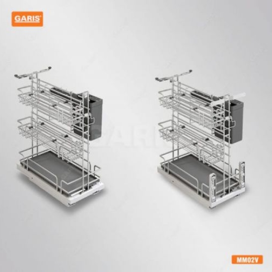 GIÁ ĐỂ DAO THỚT, GIA VỊ, CHAI LỌ NAN QUẢ TRÁM GARIS MM02.30V 